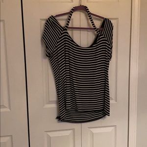 Cold shoulder shirt